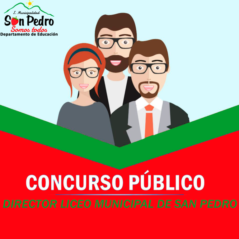 Se realiza llamado a Concurso Público para director Liceo Municipal de San Pedro