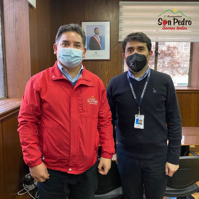 ALCALDE EMILIO CERDA SAGURIE SE REÚNE CON EL SEREMI DE SALUD DE LA REGIÓN METROPOLITANA GONZALO SOTO